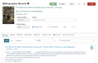 Bibliographic Record workform