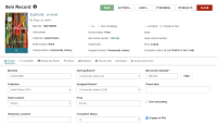 Item Record workform