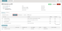 ORS Selection List page.