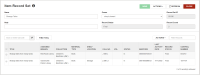 Item Record Set workform.