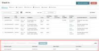 Check In workform, Resolve Charges option