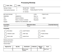 Printable Item Workslip