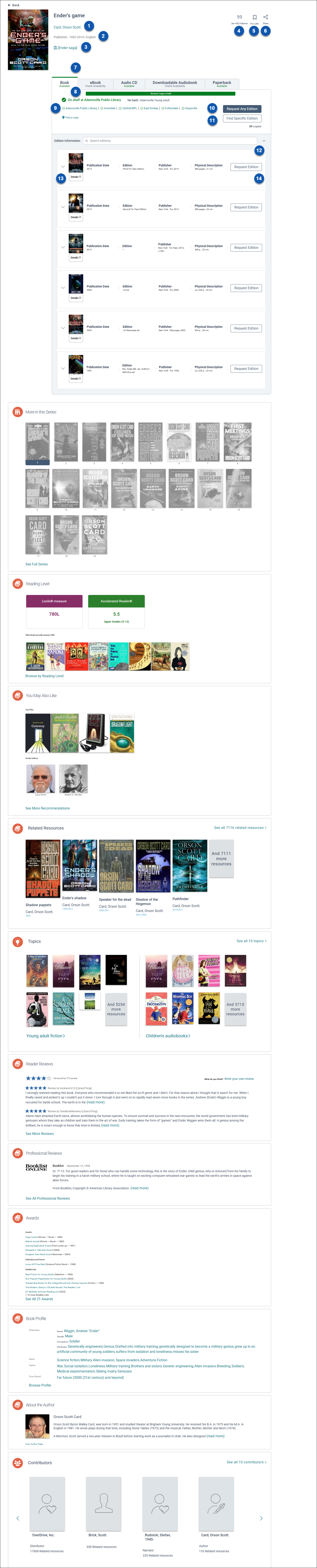 Resource page